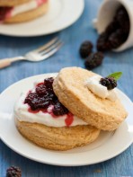 Olallieberries and Shortcake