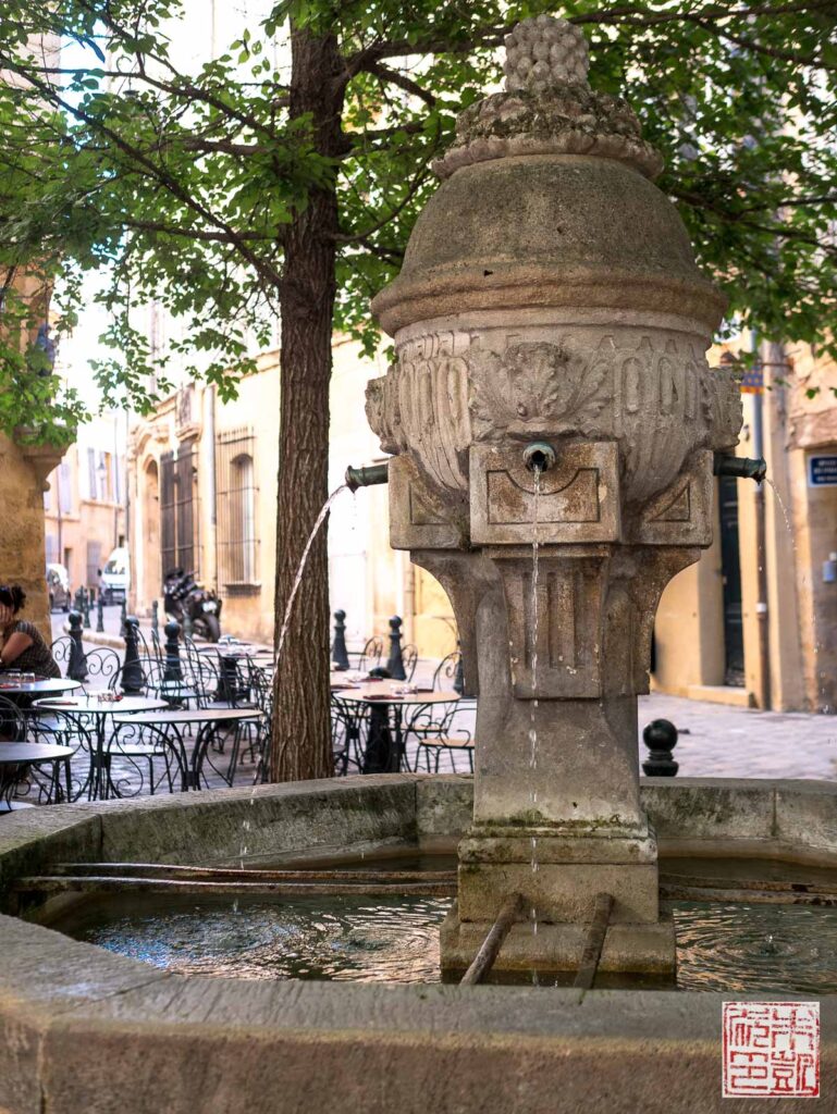 Aix en Provence fountain