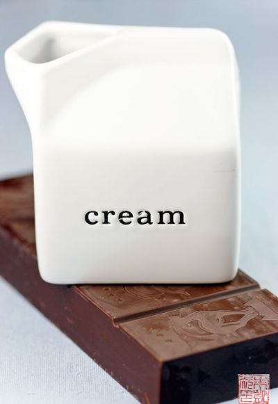 cream and chocolate