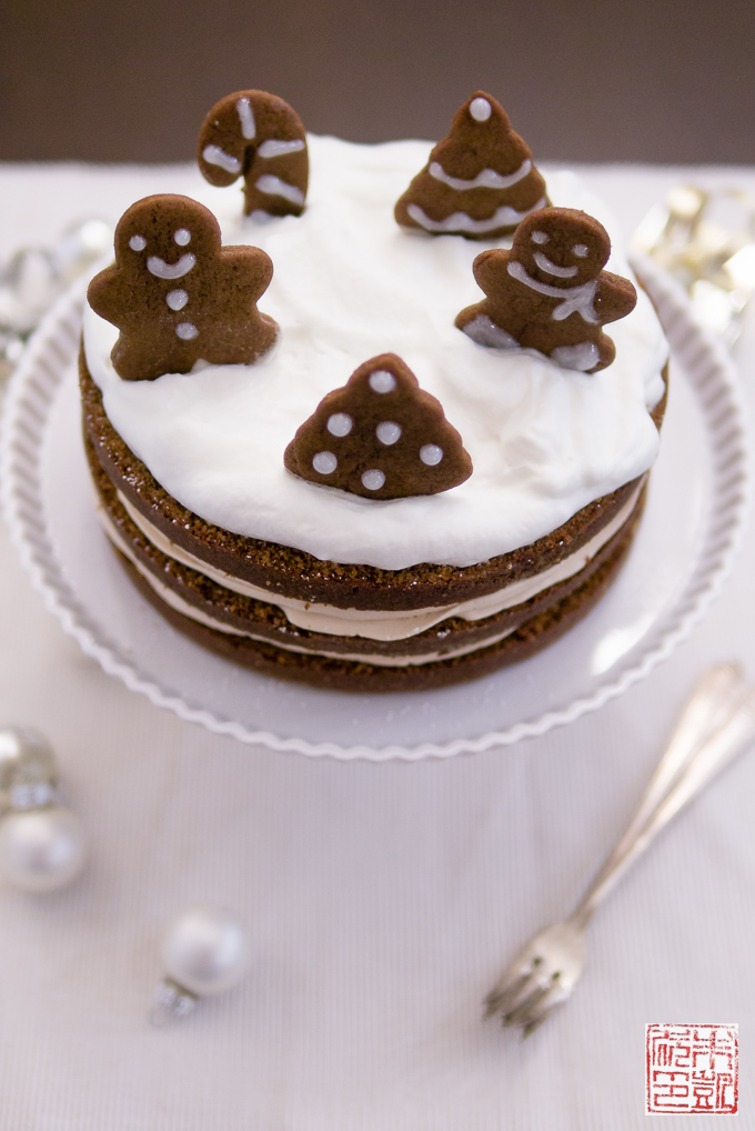 Holiday Gingerbread Cookie Cake Recipe 