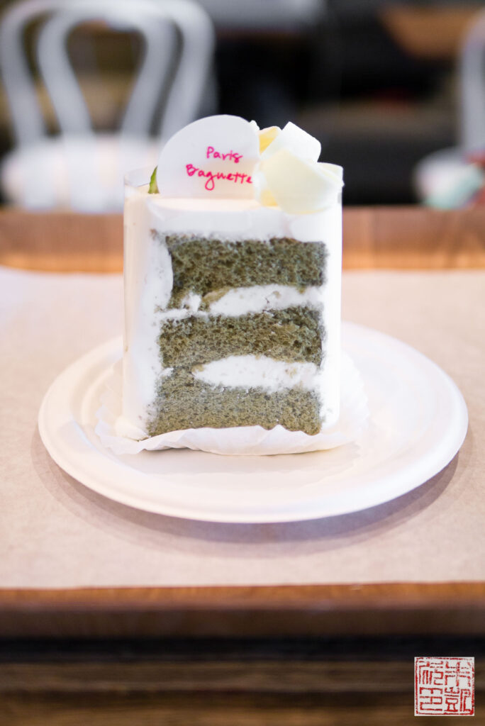 Paris Baguette Matcha Cake