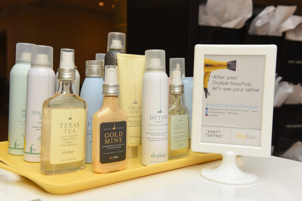 Hyatt Centric Media Event - DryBar products