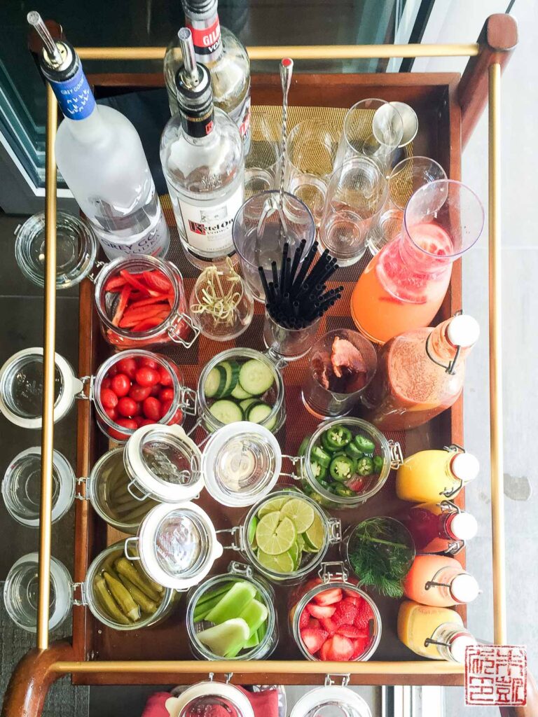 Verge Restaurant Bloody Mary Bar