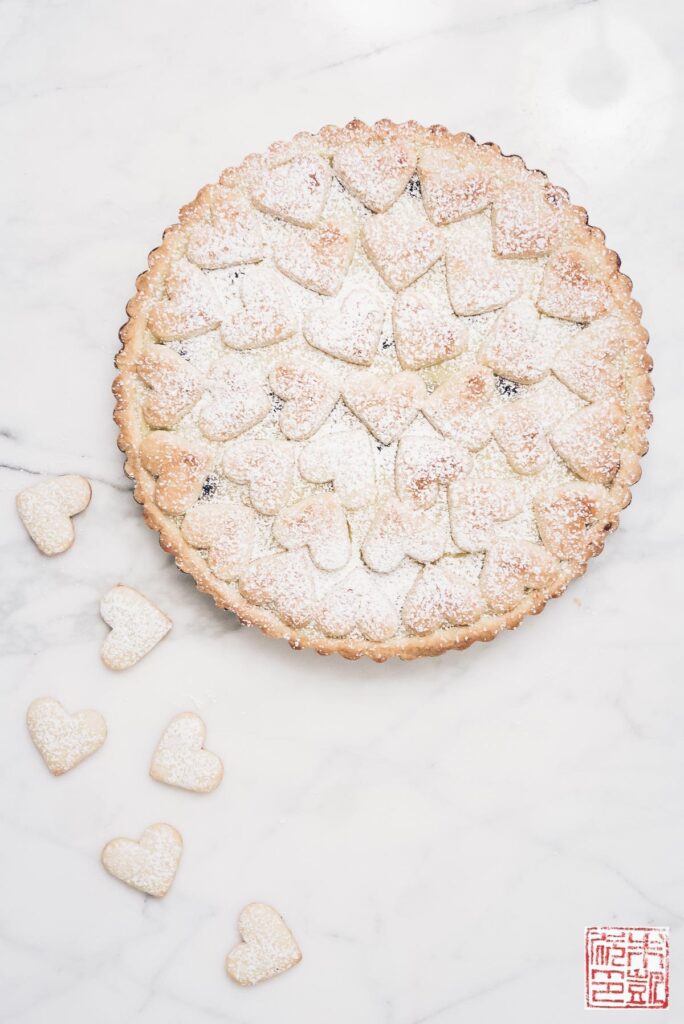 Italian Cherry Tart Hearts