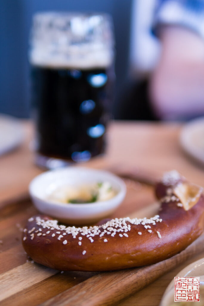 Wursthall Pretzel and Beer