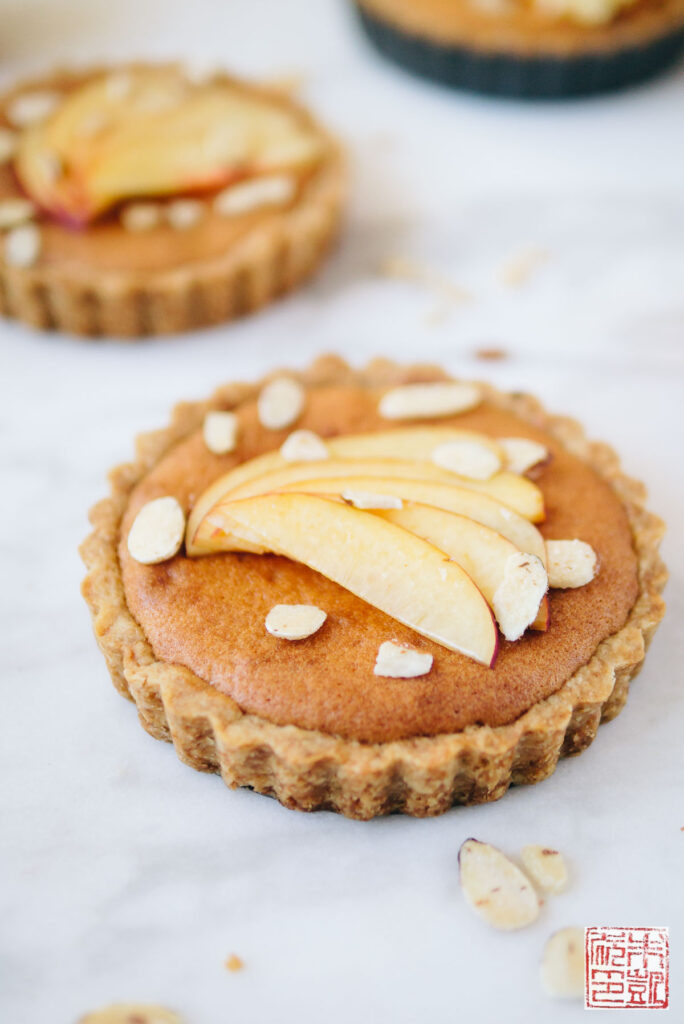 Nectarine Jam Tarts Closeup