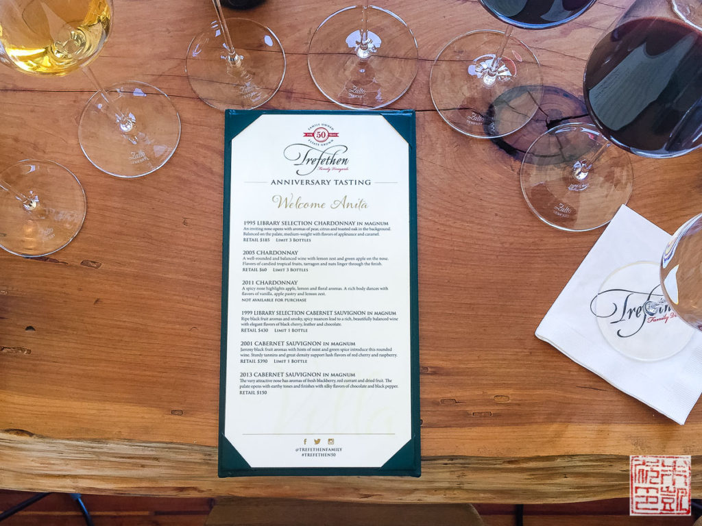 Trefethen Anniversary Tasting