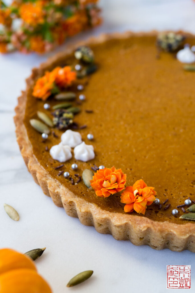 Autumn Pumpkin Tart Side