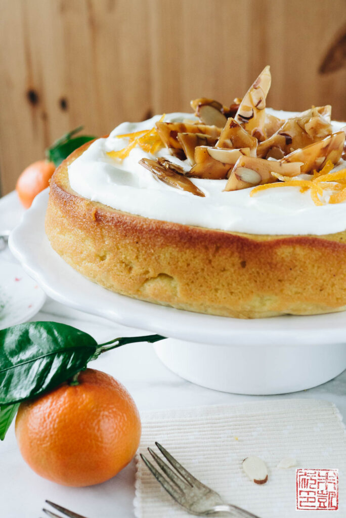 Clementine Cardamom Cake side