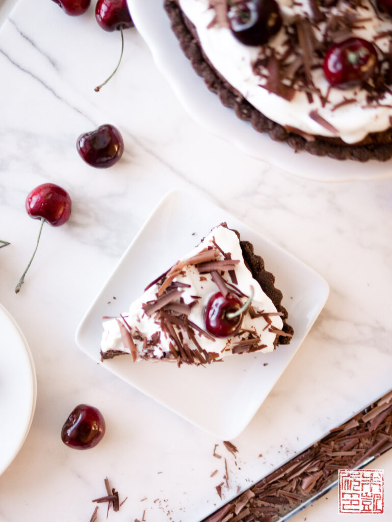 Black Forest Tart Slice