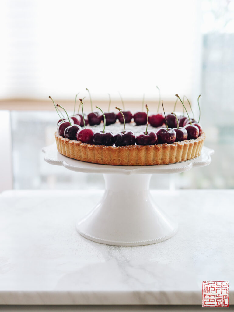 Cherry Clafouti Tart window