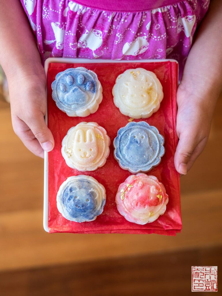 Snow Skin Mooncakes Plate