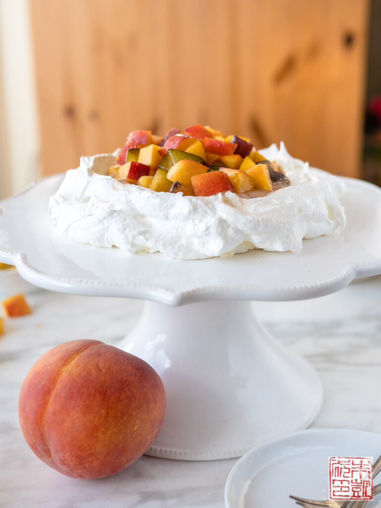 Stone Fruit Pavlova front