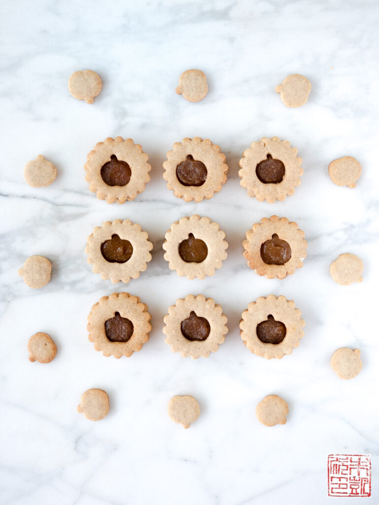 Apple Linzer Cookies Grid