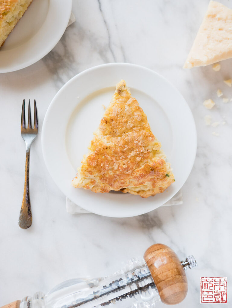 Parmesan Chive Scones Top