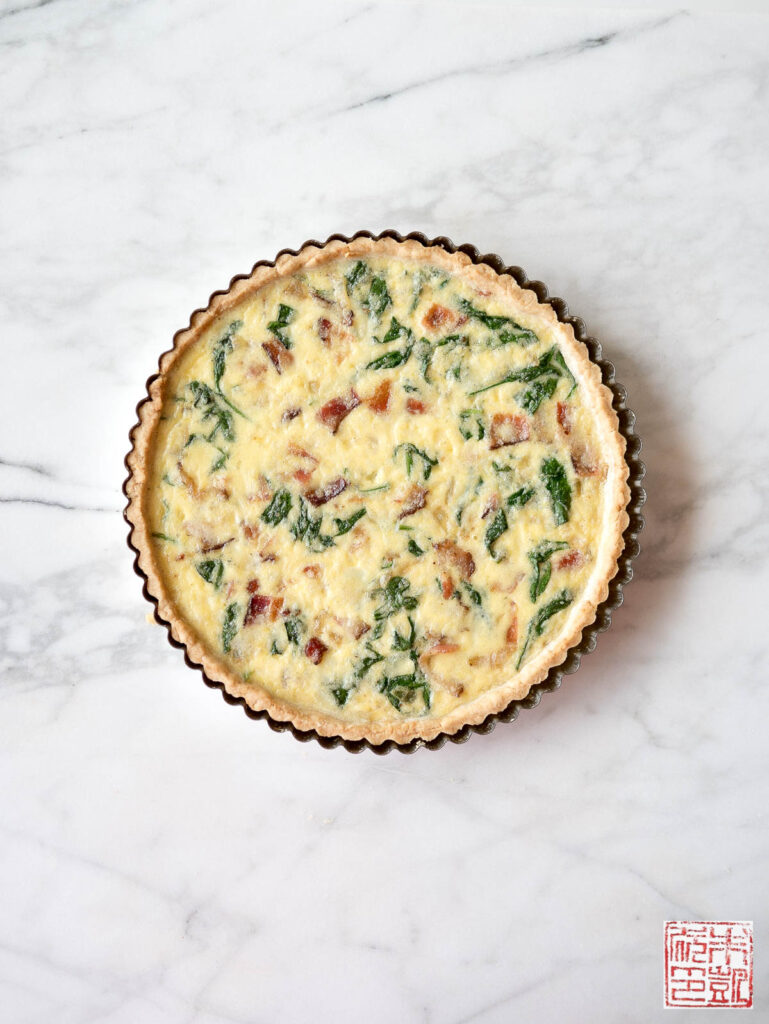 Bacon and Spinach Quiche