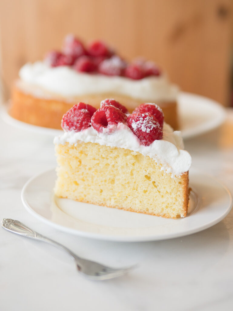 French Yogurt Cake Slice