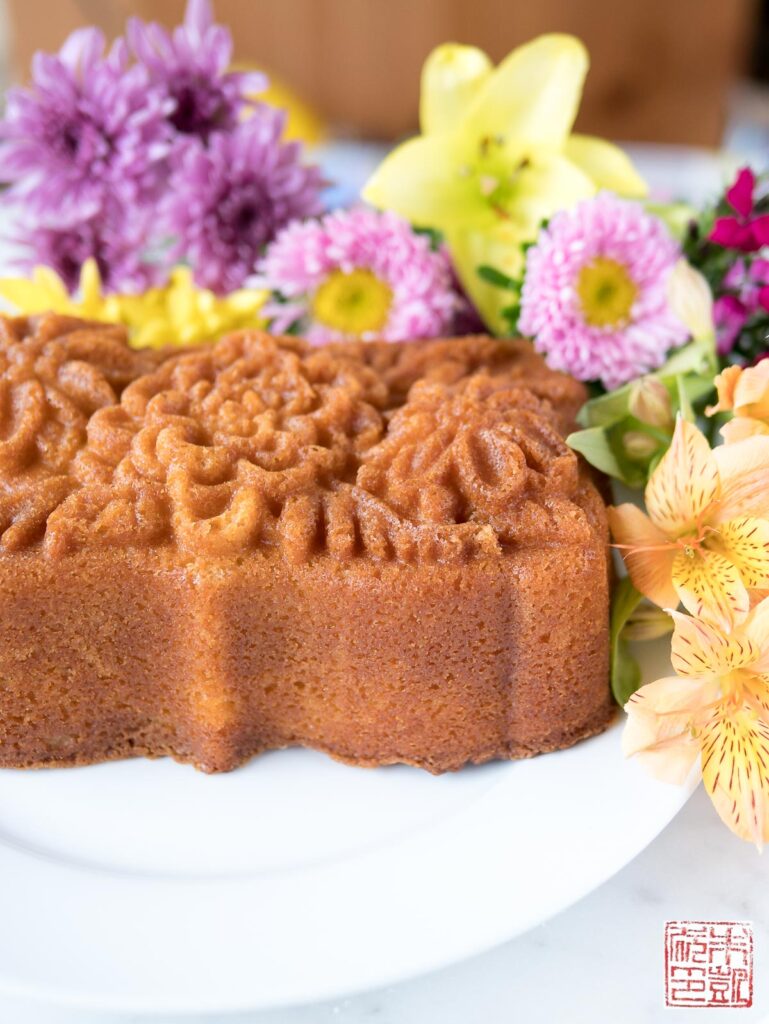 Lemon Verbena Cake Closeup