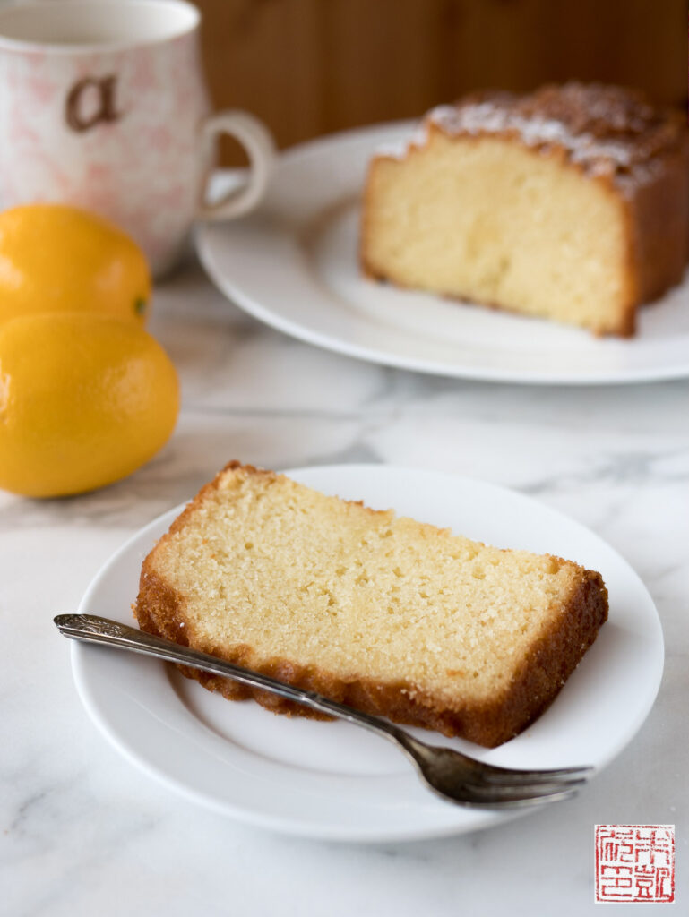 Lemon Verbena Cake Slice