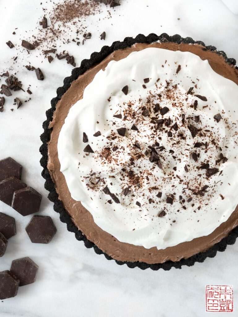 French Silk Tart Closeup