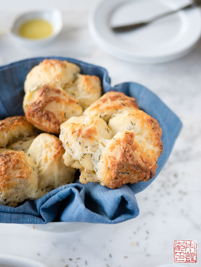 Garlic Monkey Bread Closeup