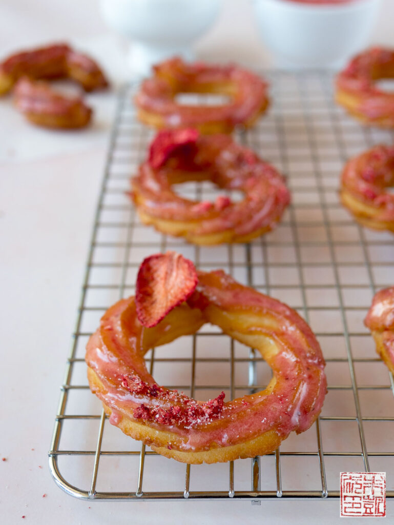 Strawberry Crullers Front