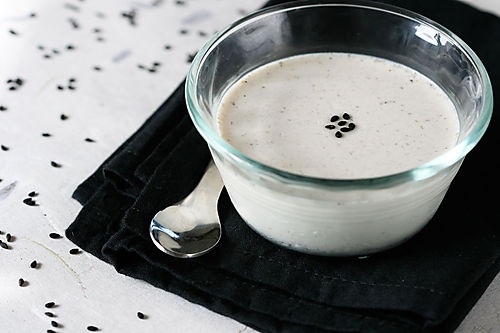 Black-sesame-panna-cotta