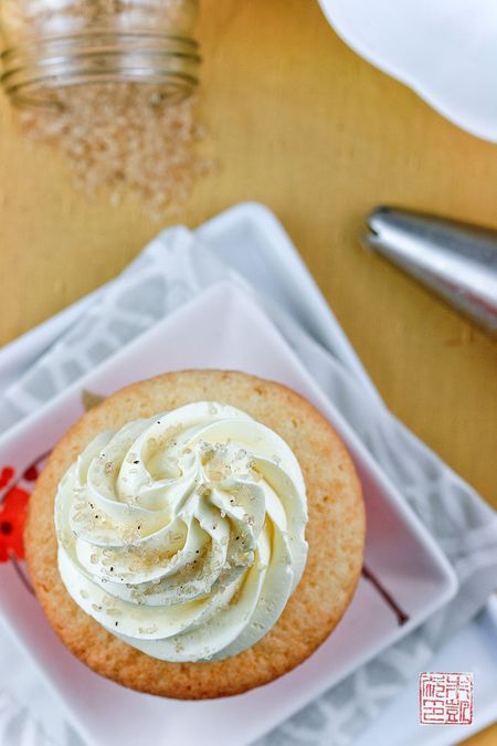 Coconut Cupcakes with Yuzu Buttercream