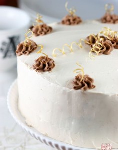 Shades of Pale: Brown Butter Vanilla Cake with Caramel Buttercream
