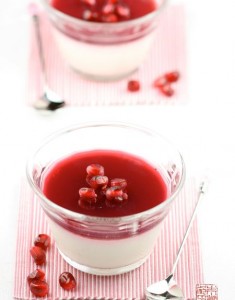 Passion in Panna Cotta: Lychee and Pomegranate Panna Cotta