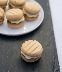 Peanut Butter Banana Melting Moments cookies