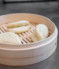 Chinese Buns in Steamer