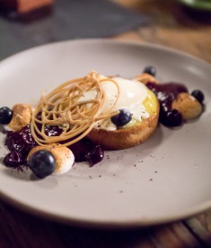 Dirty Habit blueberry tart