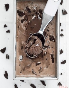 Chocolate Milk Cookies Ice Cream Scoop