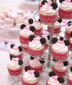 Minnie Mouse Cupcake Tree