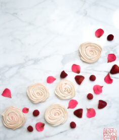 Rose Meringues