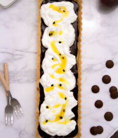 Passionfruit Chocolate Tart