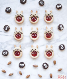 Totoro Linzer Cookies grid