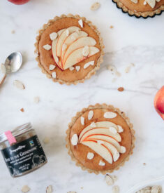 Nectarine Jam Tarts Flatlay