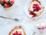 Strawberry Brioche Toast Flatlay