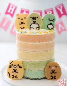 Sumikko Gurashi Rainbow Cake